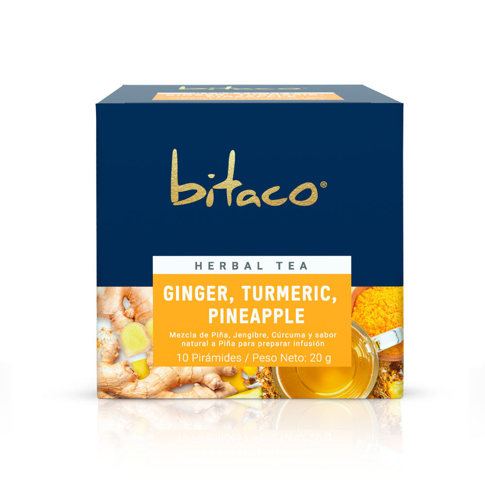 Té Ginger, Turmeric, Pineapple Bitaco